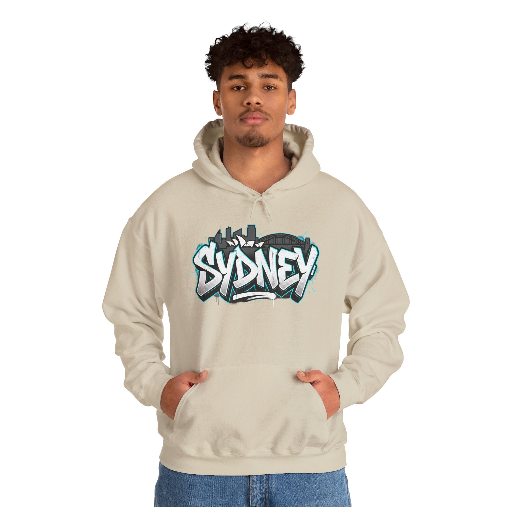 Sydney Graffiti Hoodie — Urban Streetwear Hooded Sweatshirt