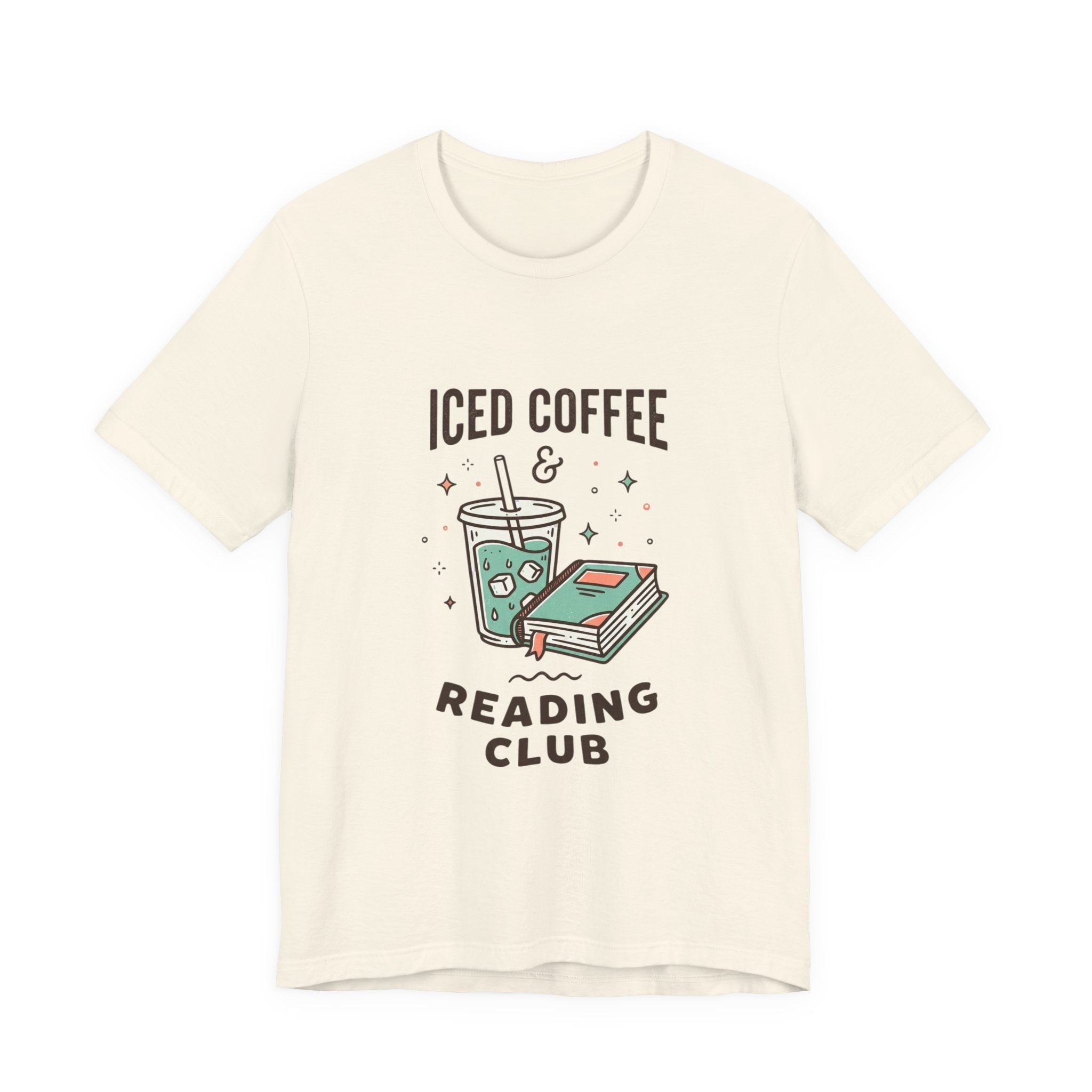Iced Coffee & Reading Club Tee | Book Girl Summer, Literary Aesthetic
