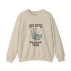 Iced Coffee & Reading Club Sweatshirt | Book Girl Summer, BookTok Aesthetic