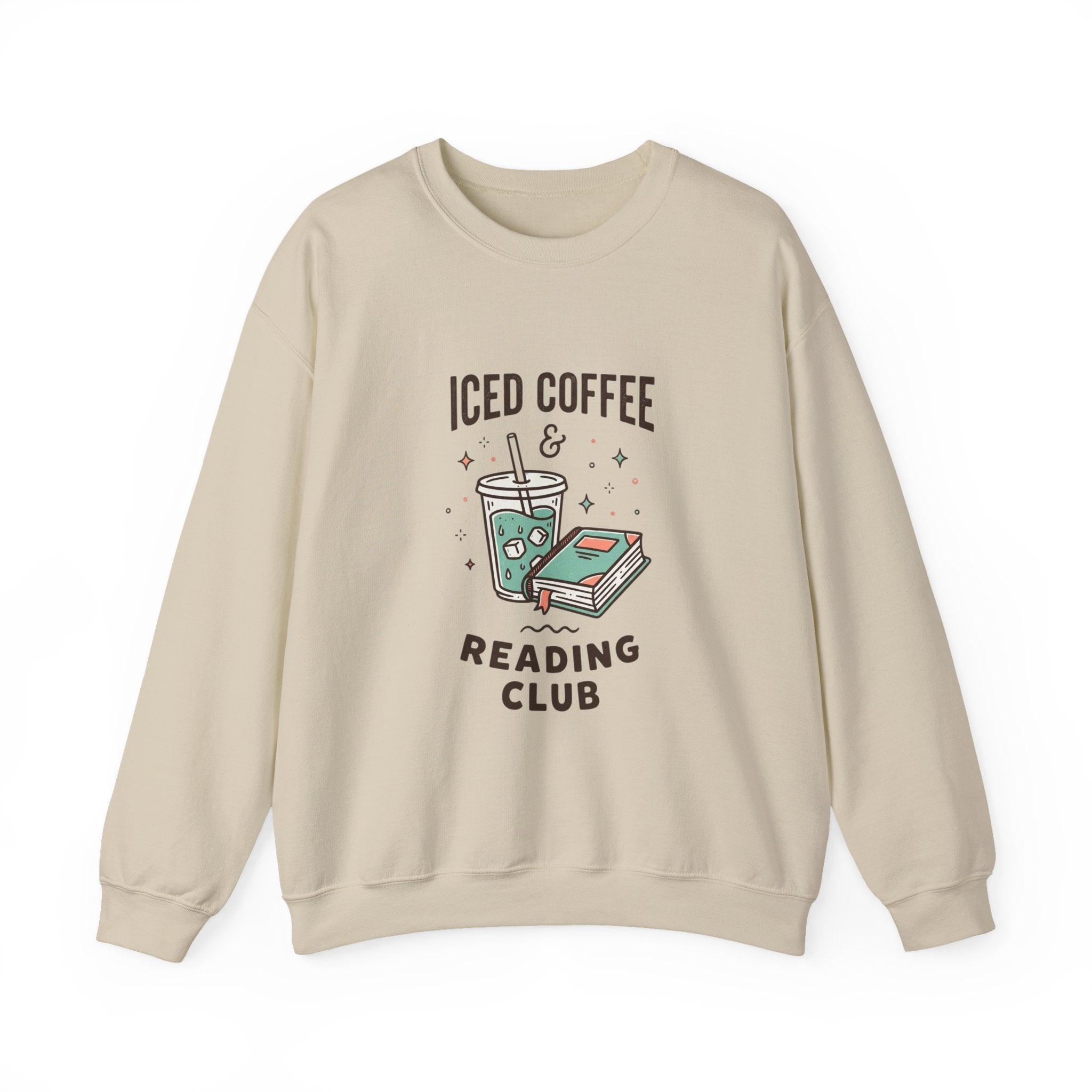 Iced Coffee & Reading Club Sweatshirt | Book Girl Summer, BookTok Aesthetic