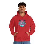 Gold Coast Hoodie — Retro Palm Beach Surf Logo Sweatshirt