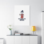 Coffee. Scrubs. Chaos. Repeat. Canvas | Nurse Aesthetic, RN Nurse Wall Art