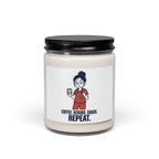 Coffee. Scrubs. Chaos. Repeat. Candle | Nurse Aesthetic, RN Stethoscope Soy Candle