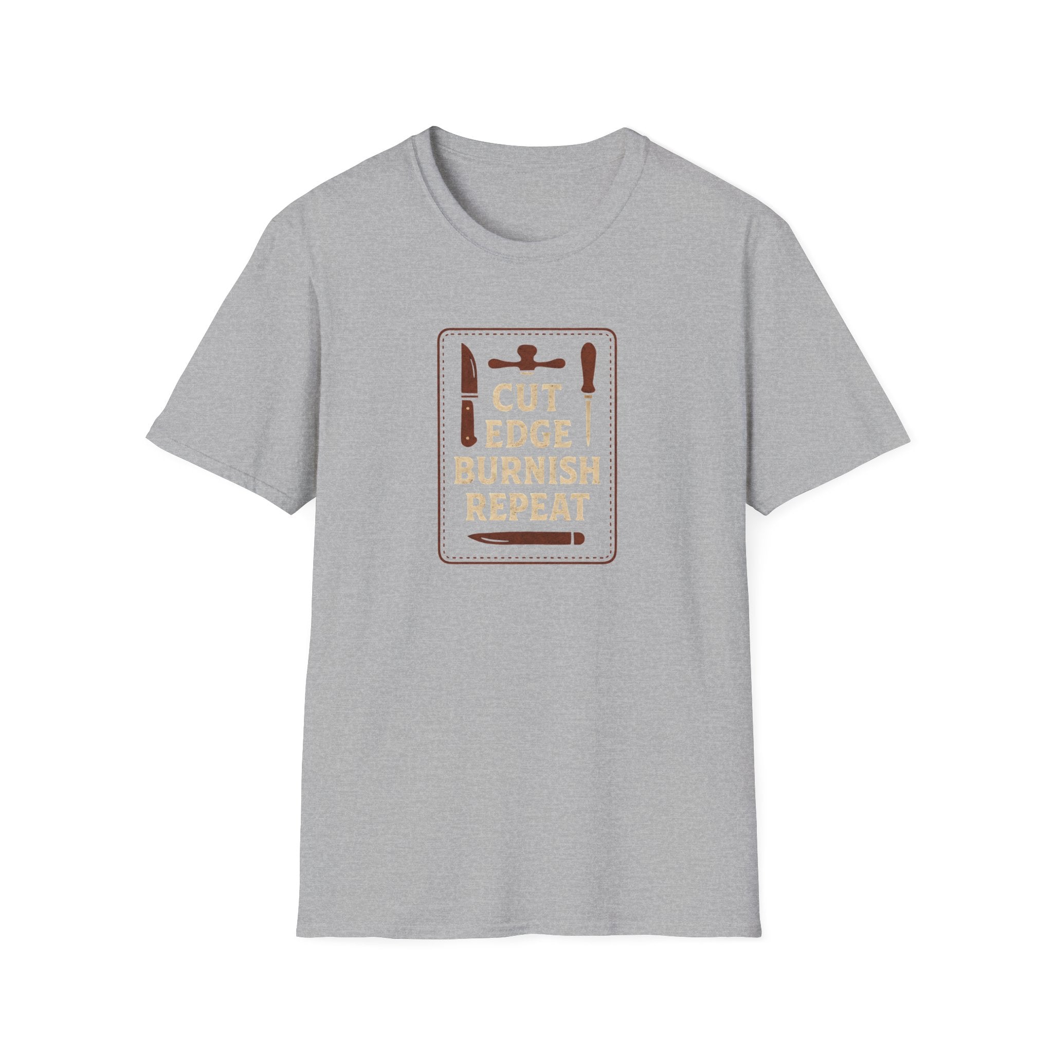 Cut Edge Burnish Repeat T-Shirt