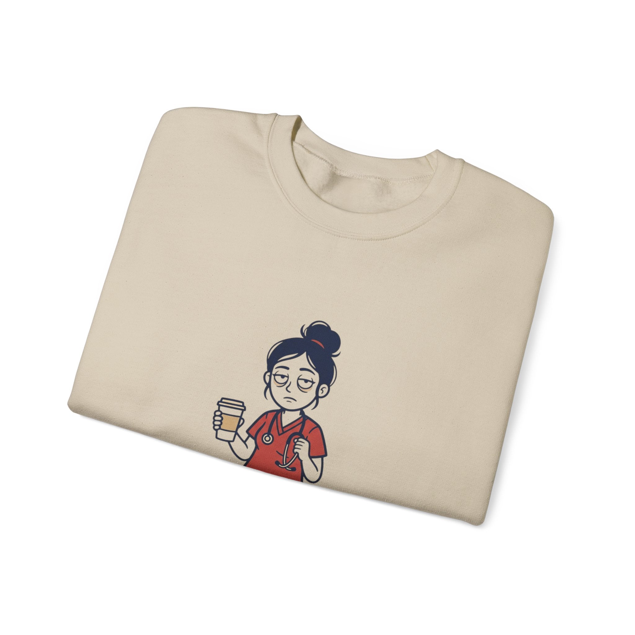 Coffee Scrubs Chaos Repeat Sweatshirt | nurse shirt, RN merch