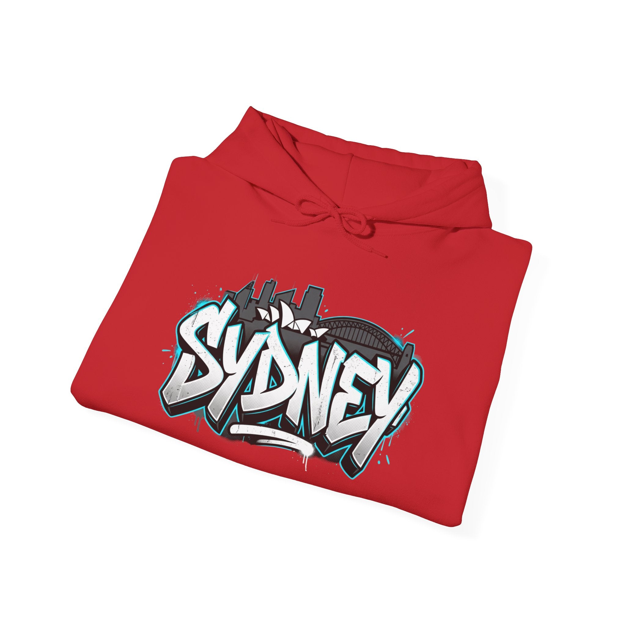 Sydney Graffiti Hoodie — Urban Streetwear Hooded Sweatshirt