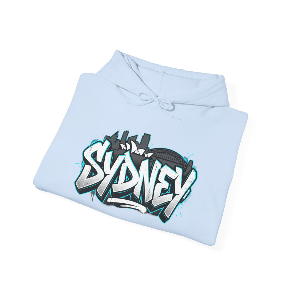 Sydney Graffiti Hoodie — Urban Streetwear Hooded Sweatshirt
