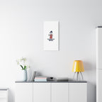 Coffee. Scrubs. Chaos. Repeat. Canvas | Nurse Aesthetic, RN Nurse Wall Art