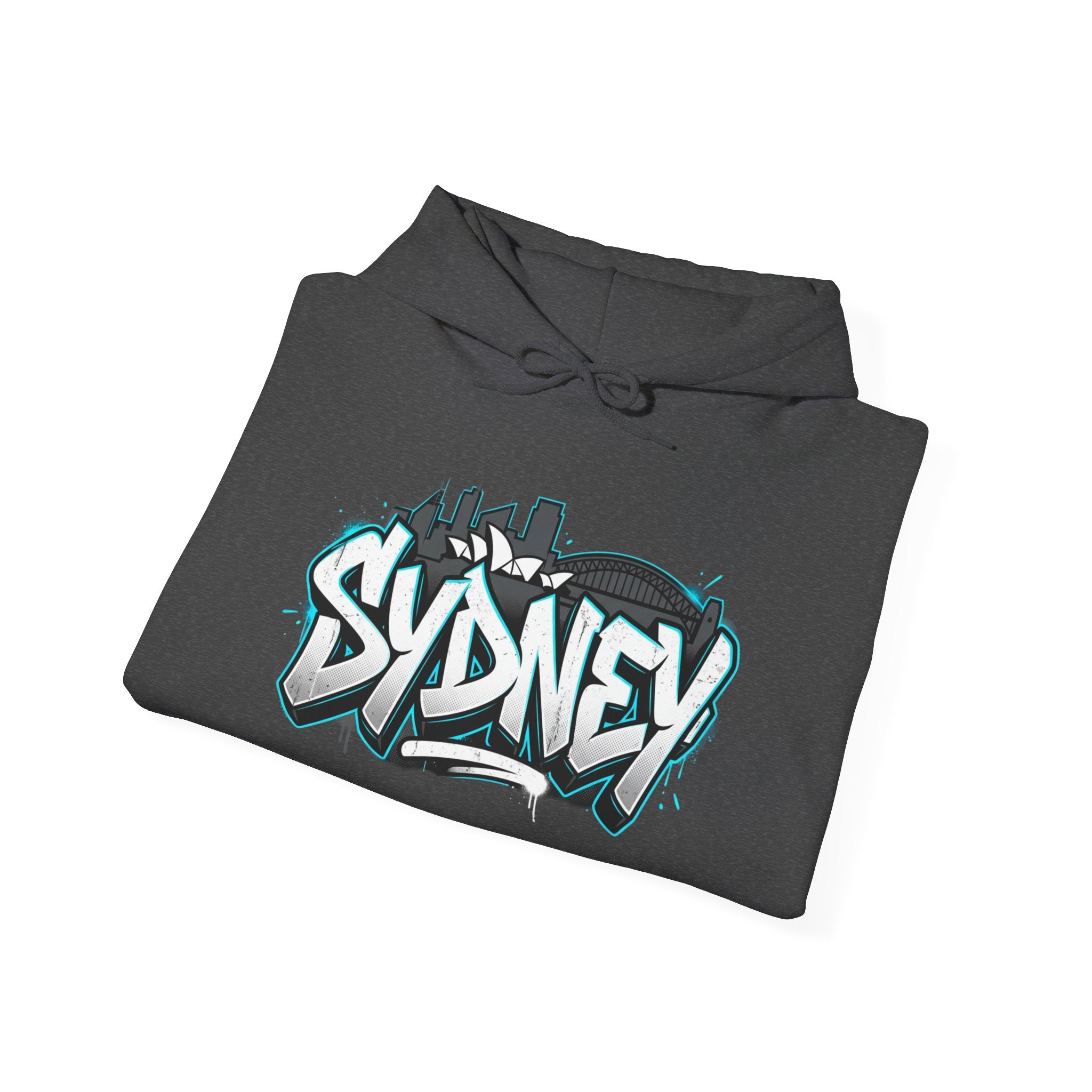 Sydney Graffiti Hoodie — Urban Streetwear Hooded Sweatshirt