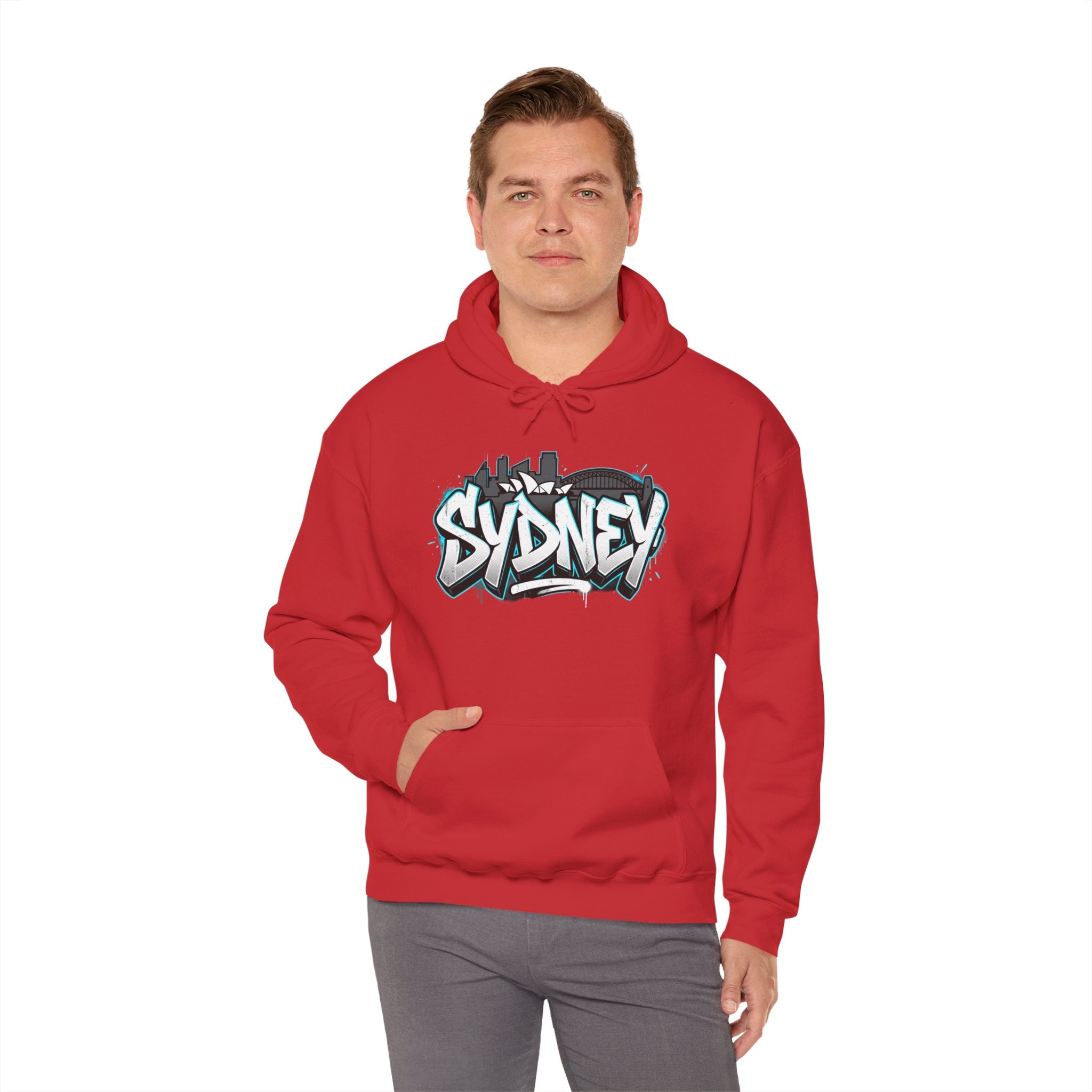 Sydney Graffiti Hoodie — Urban Streetwear Hooded Sweatshirt