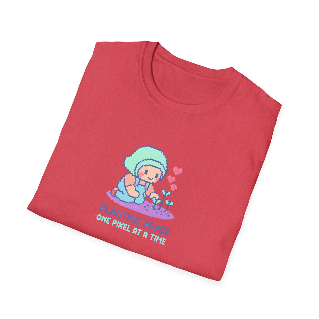 Planting Peace Pixel Art T-Shirt