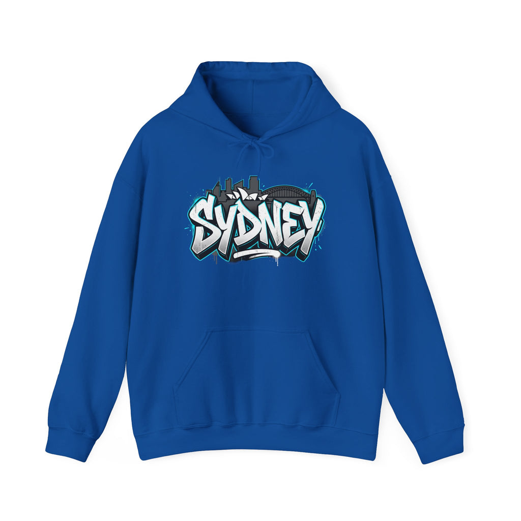 Sydney Graffiti Hoodie — Urban Streetwear Hooded Sweatshirt