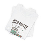 Iced Coffee & Reading Club Tee | Book Girl Summer, Literary Aesthetic