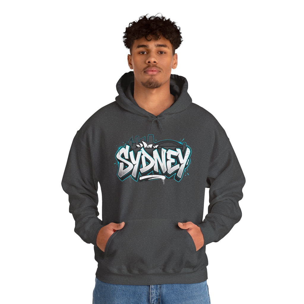 Sydney Graffiti Hoodie — Urban Streetwear Hooded Sweatshirt