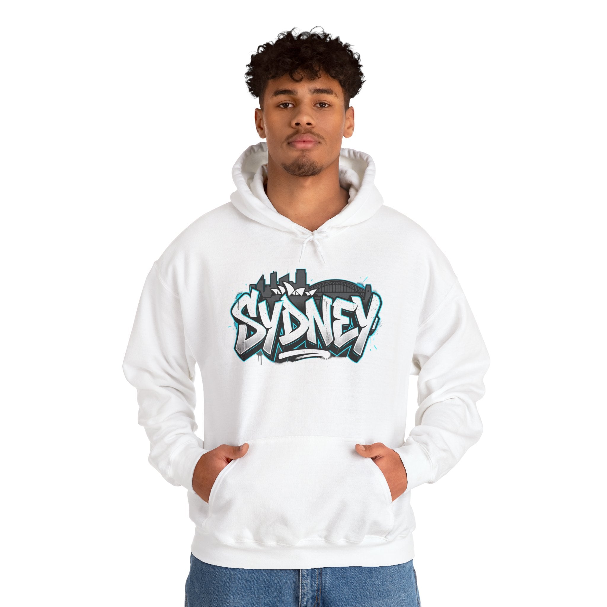 Sydney Graffiti Hoodie — Urban Streetwear Hooded Sweatshirt