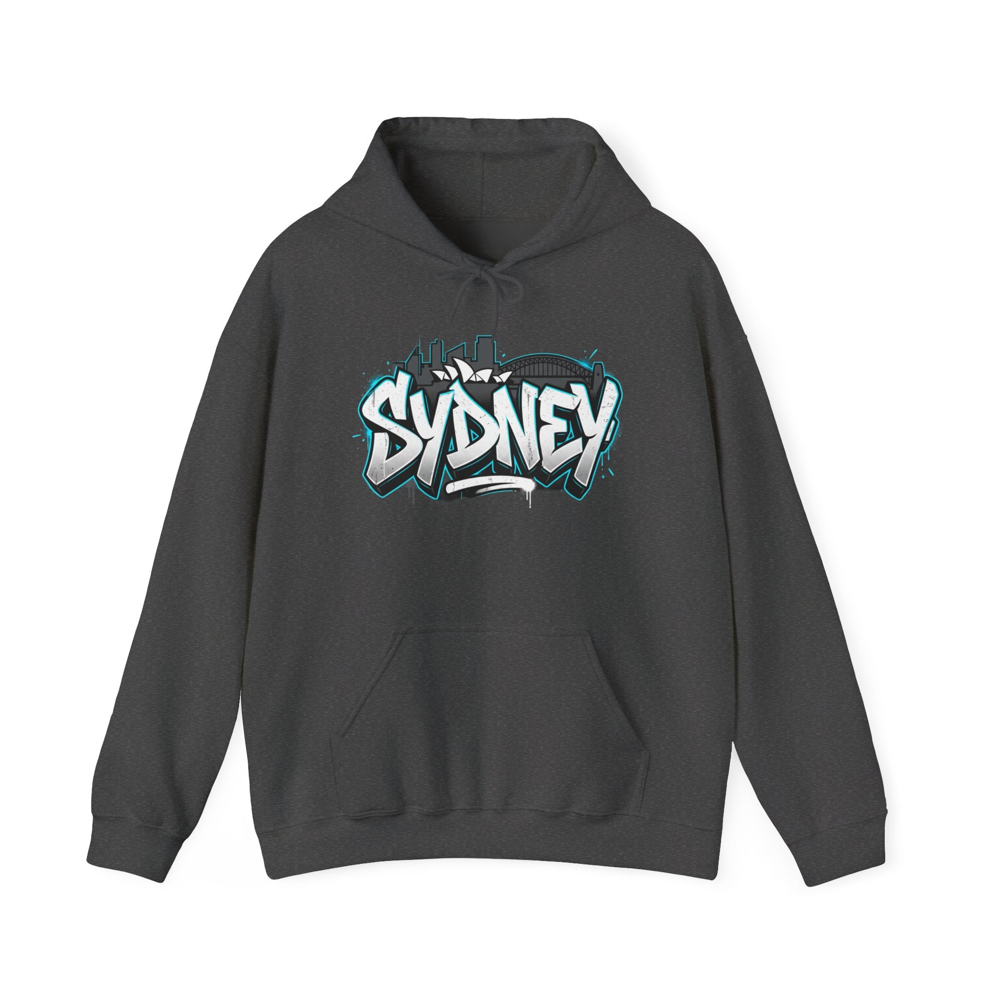 Sydney Graffiti Hoodie — Urban Streetwear Hooded Sweatshirt
