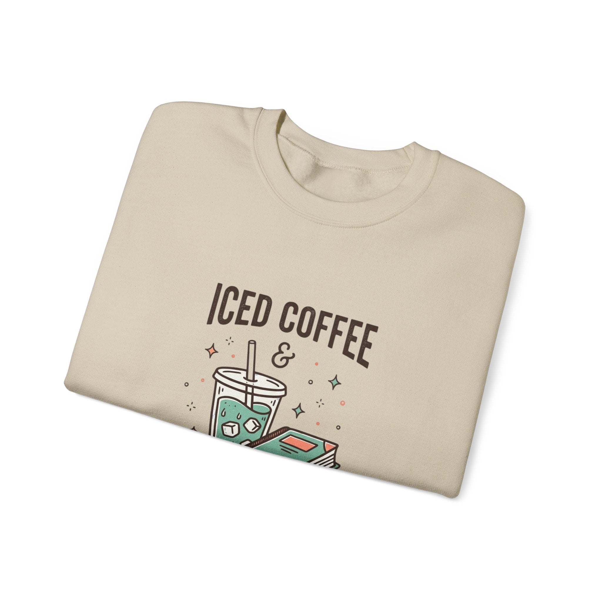 Iced Coffee & Reading Club Sweatshirt | Book Girl Summer, BookTok Aesthetic