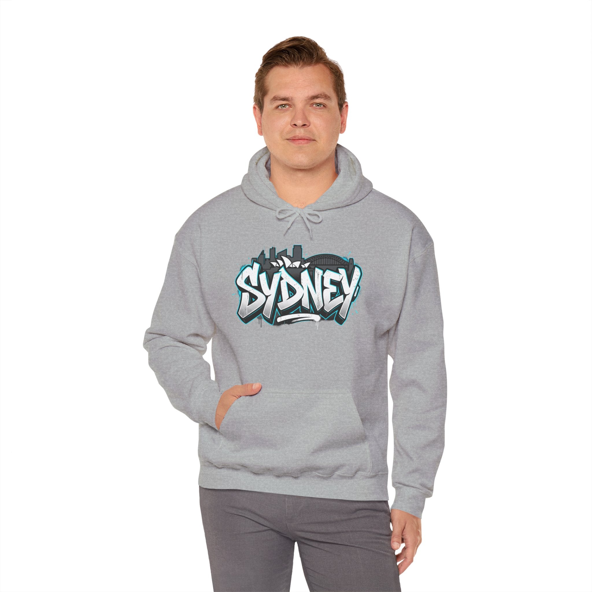 Sydney Graffiti Hoodie — Urban Streetwear Hooded Sweatshirt