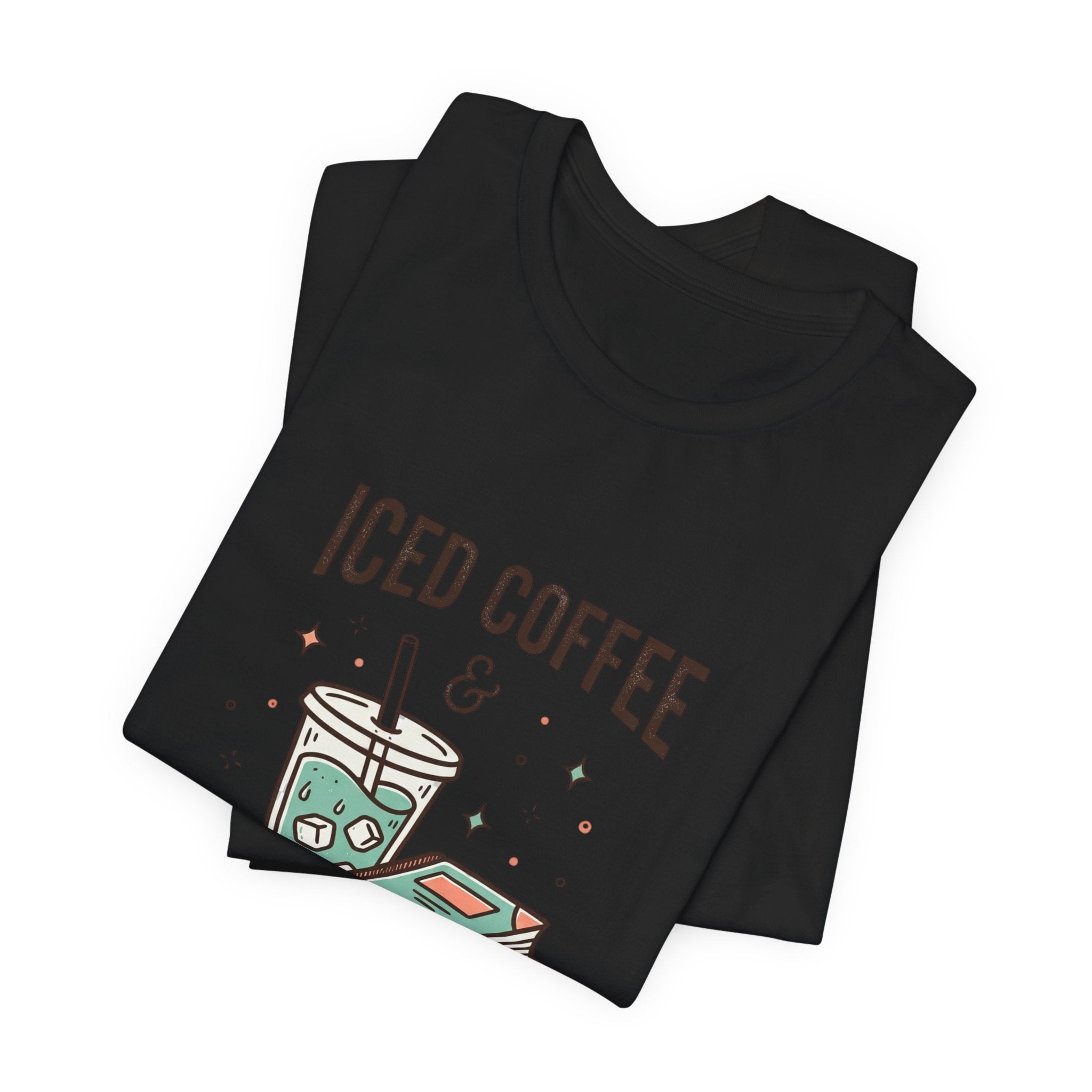 Iced Coffee & Reading Club Tee | Book Girl Summer, Literary Aesthetic