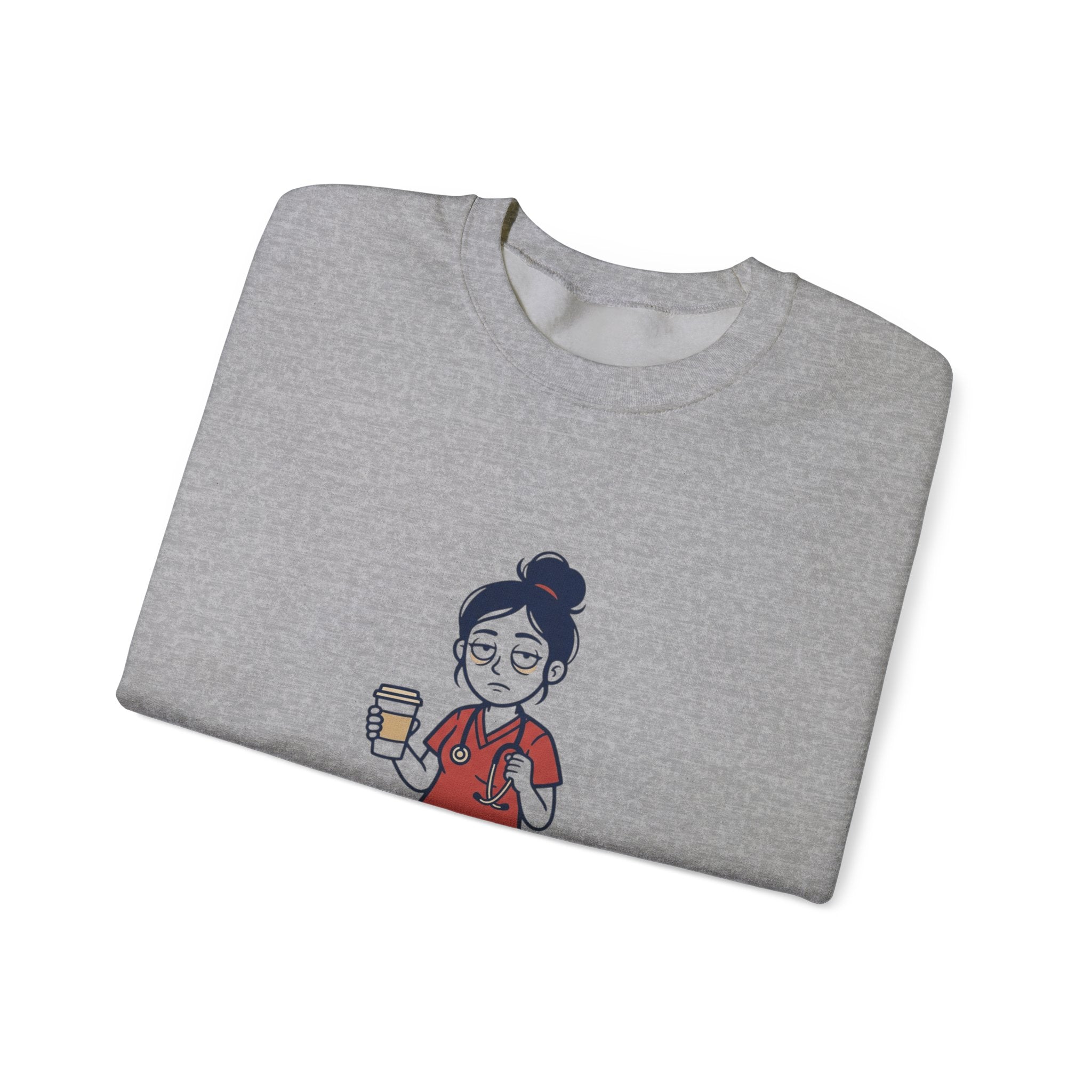 Coffee Scrubs Chaos Repeat Sweatshirt | nurse shirt, RN merch