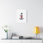 Coffee. Scrubs. Chaos. Repeat. Canvas | Nurse Aesthetic, RN Nurse Wall Art