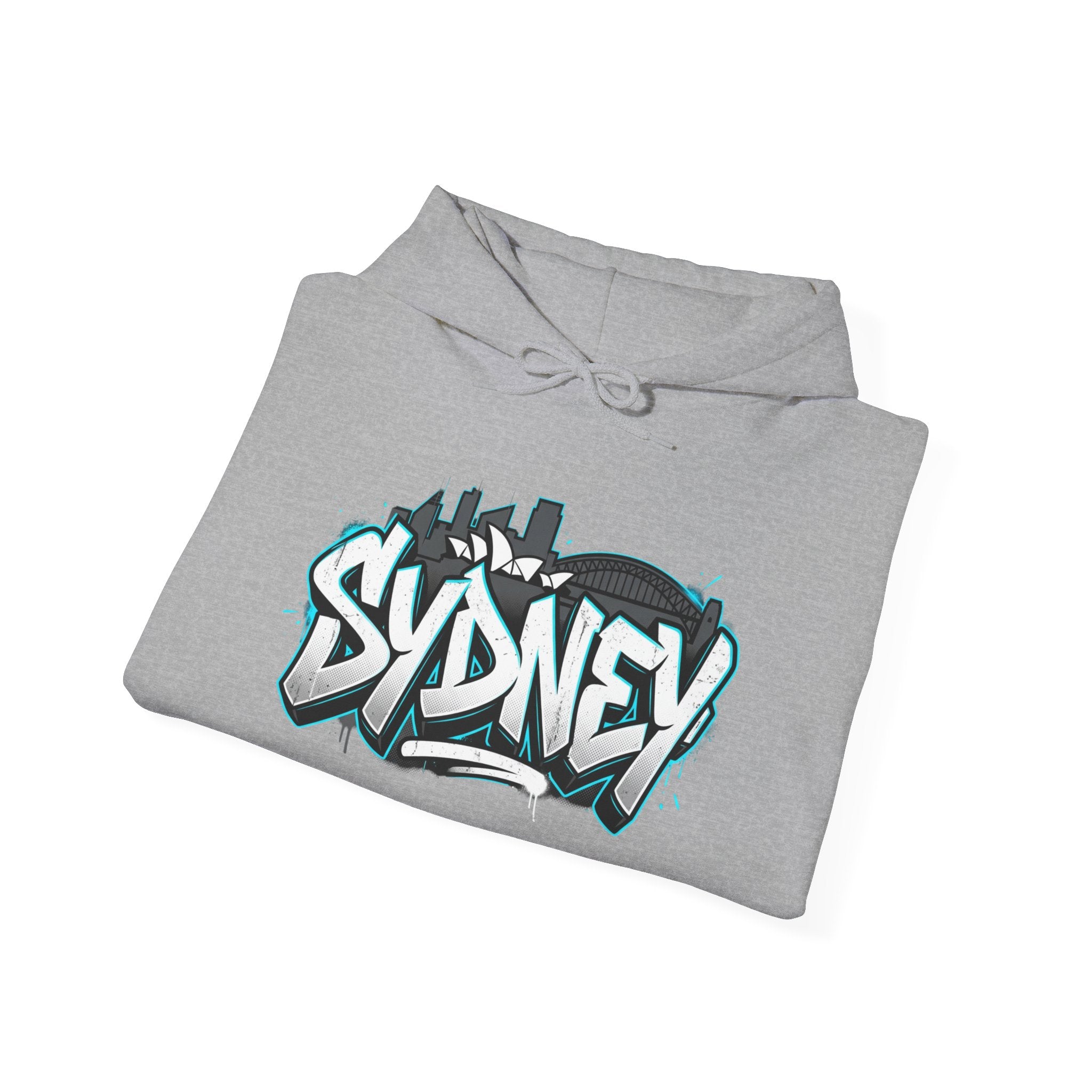 Sydney Graffiti Hoodie — Urban Streetwear Hooded Sweatshirt