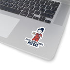 Coffee. Scrubs. Chaos. Repeat. Sticker | Nurse Aesthetic, RN, Stethoscope Minimalist