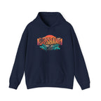 Brisbane Retro Sunset Hoodie – Tropical Palm Beach Graphic