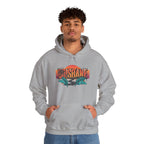 Brisbane Retro Sunset Hoodie – Tropical Palm Beach Graphic