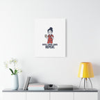 Coffee. Scrubs. Chaos. Repeat. Canvas | Nurse Aesthetic, RN Nurse Wall Art