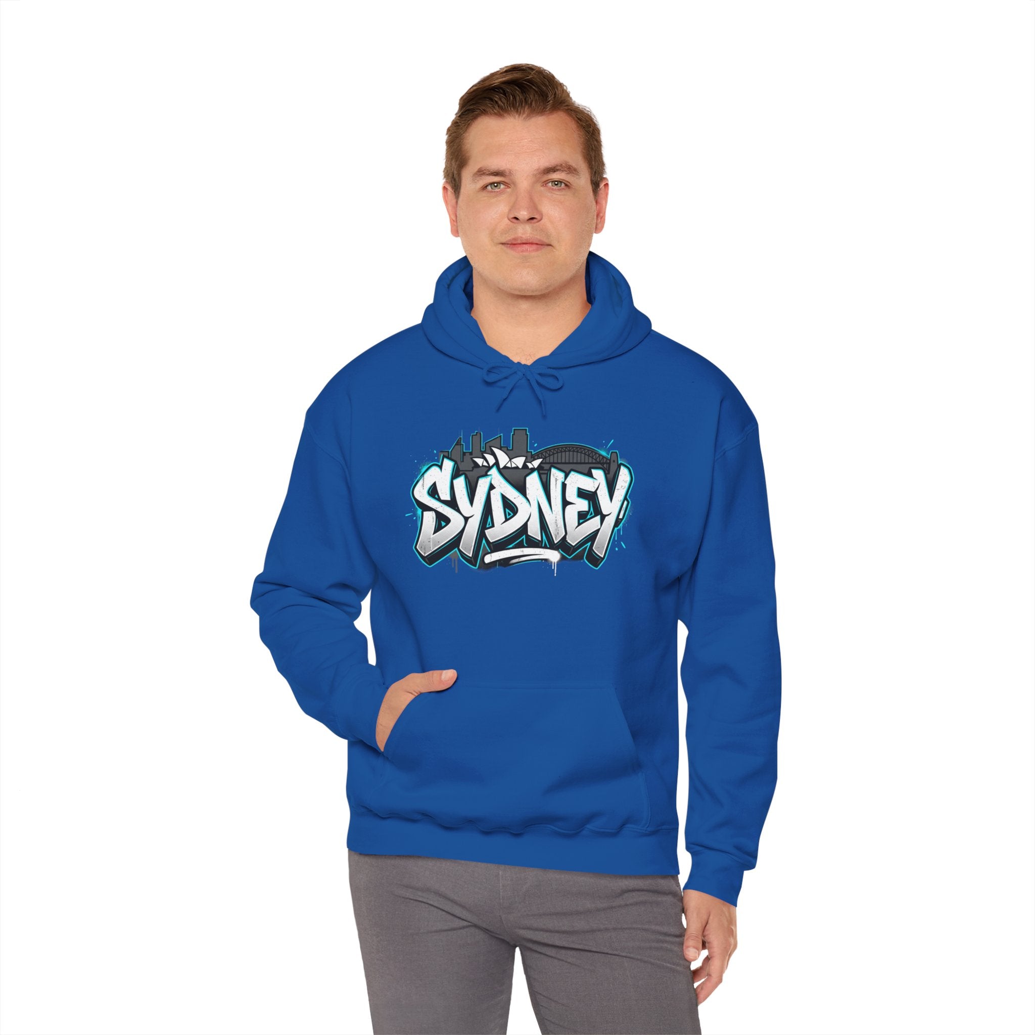 Sydney Graffiti Hoodie — Urban Streetwear Hooded Sweatshirt
