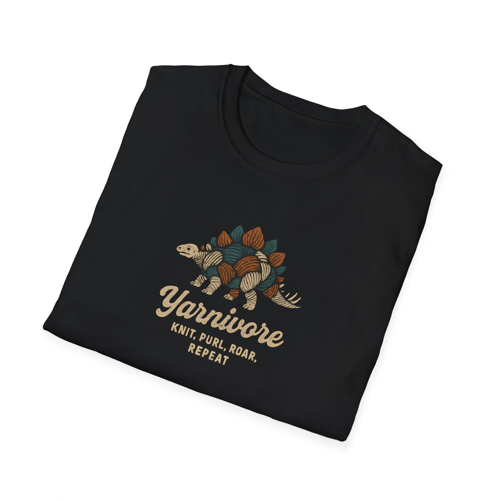 Yarnivore Knit Purl Roar T-Shirt
