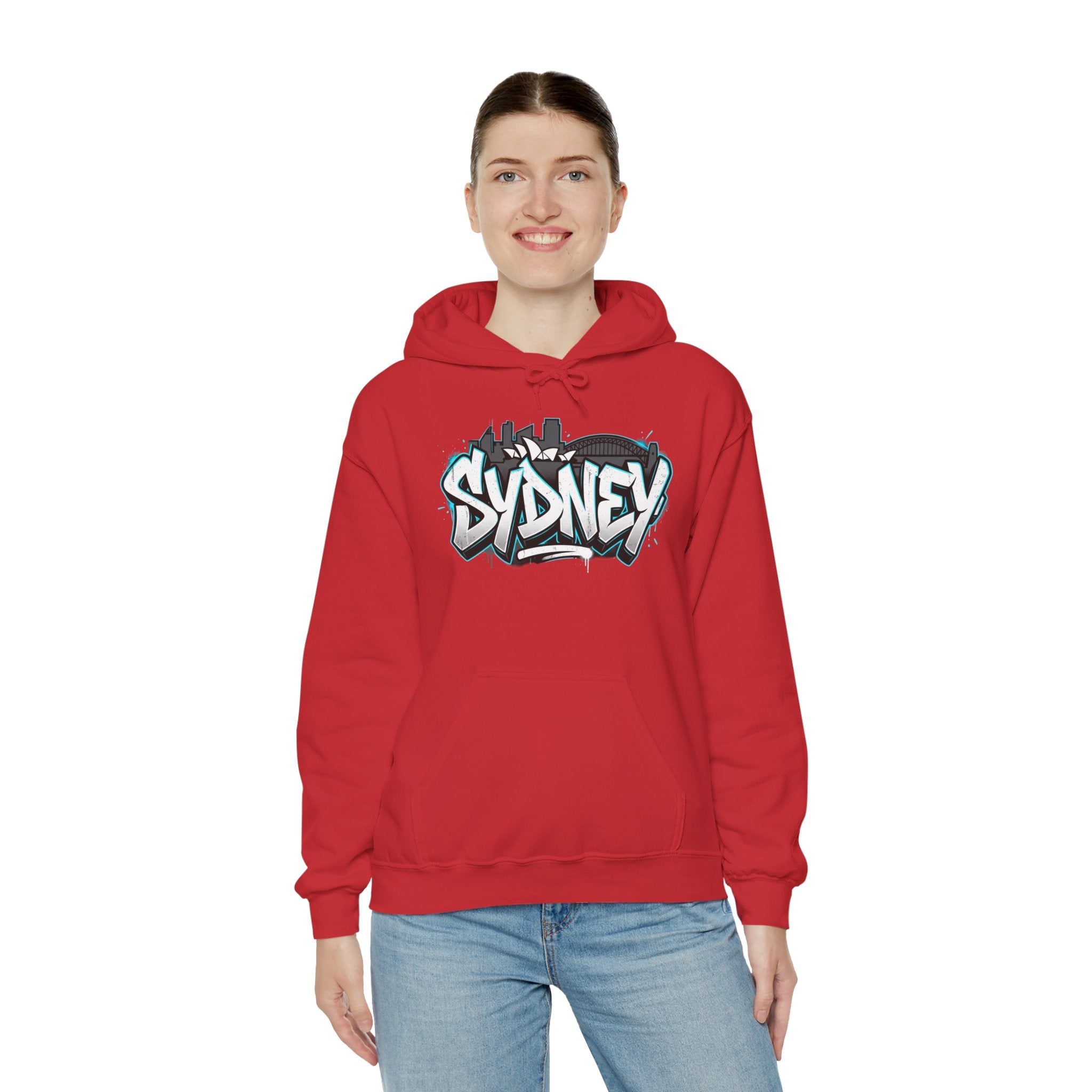 Sydney Graffiti Hoodie — Urban Streetwear Hooded Sweatshirt
