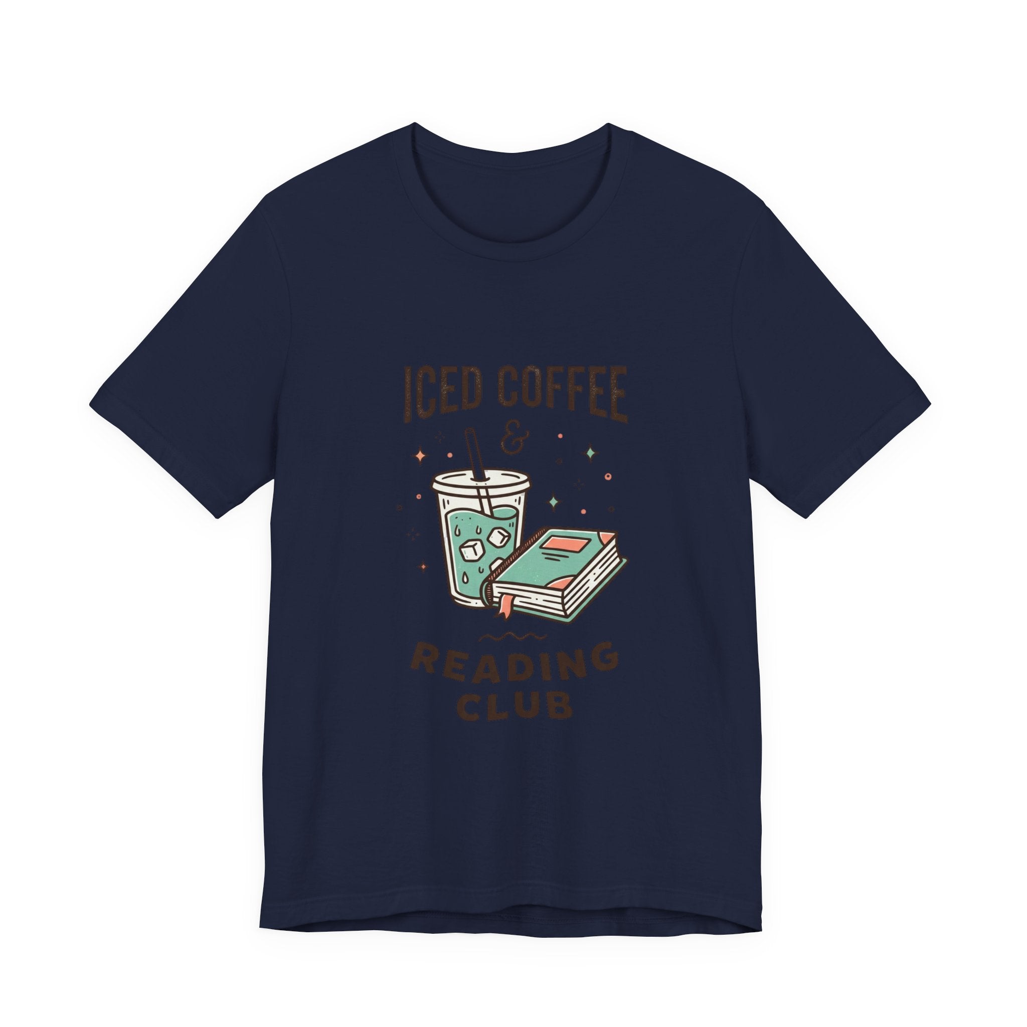 Iced Coffee & Reading Club Tee | Book Girl Summer, Literary Aesthetic