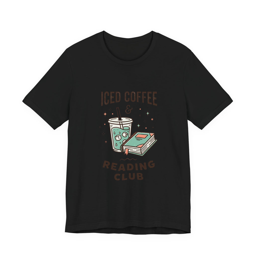 Iced Coffee & Reading Club Tee | Book Girl Summer, Literary Aesthetic