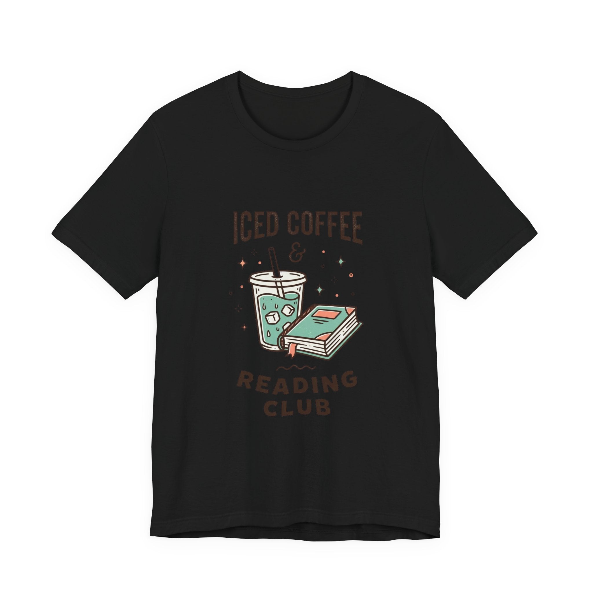 Iced Coffee & Reading Club Tee | Book Girl Summer, Literary Aesthetic