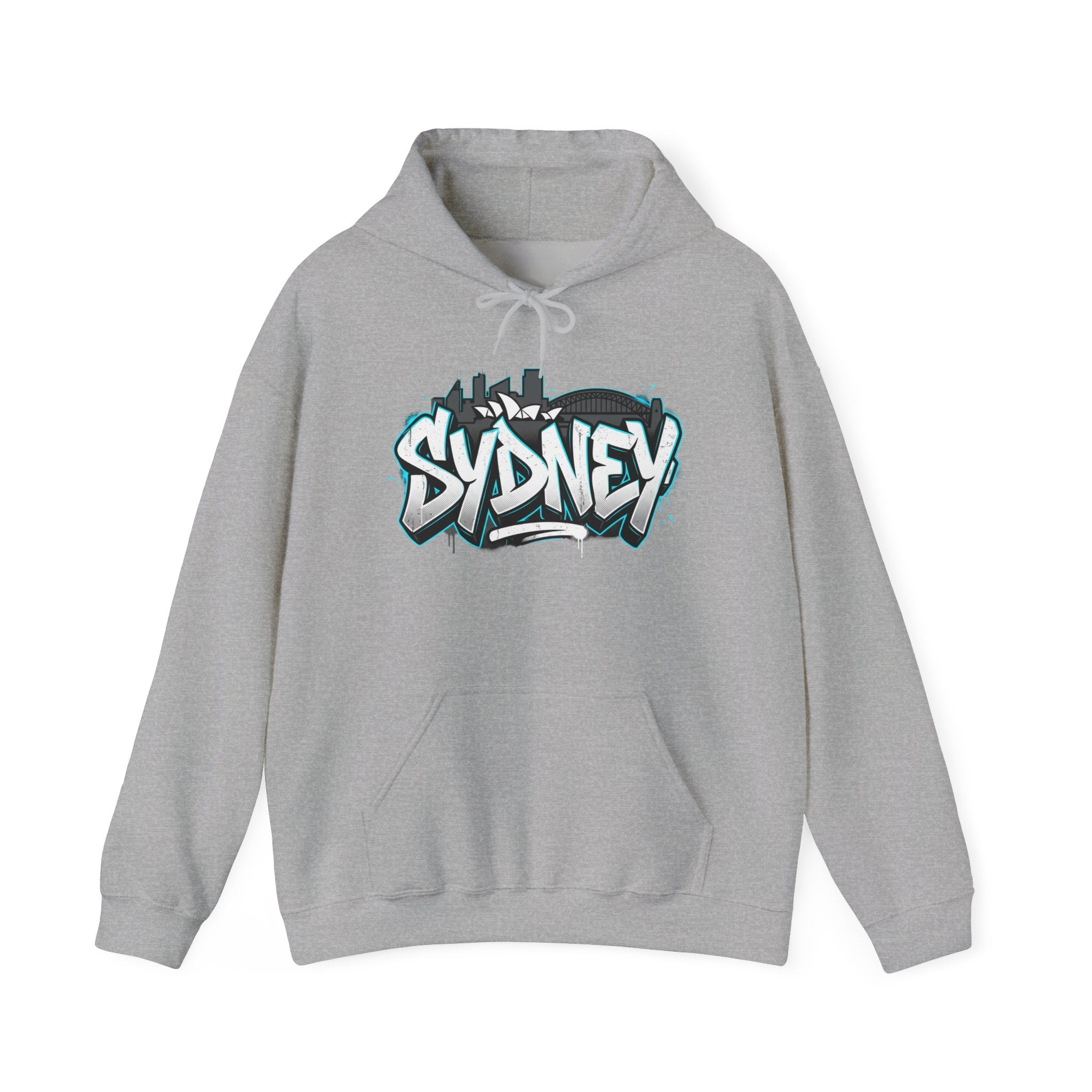 Sydney Graffiti Hoodie — Urban Streetwear Hooded Sweatshirt