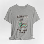 Iced Coffee & Reading Club Tee | Book Girl Summer, Literary Aesthetic
