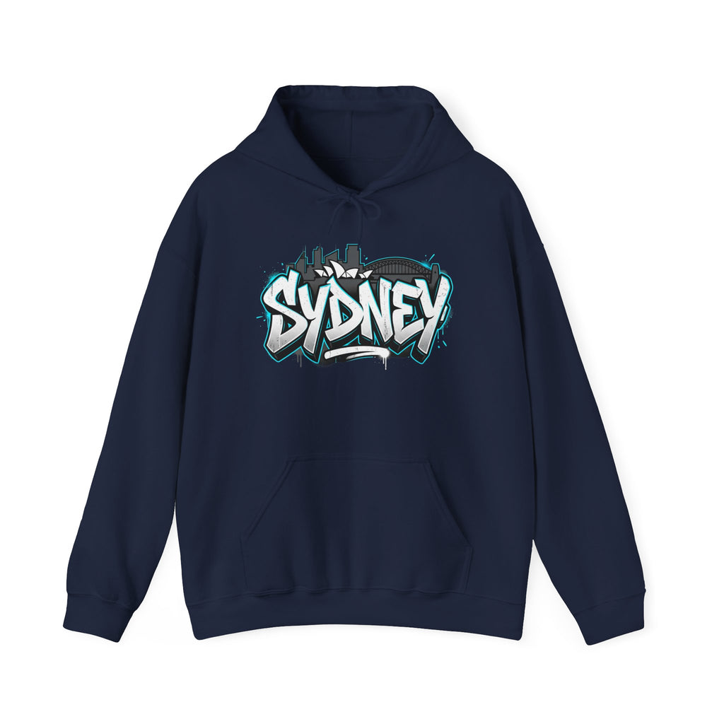 Sydney Graffiti Hoodie — Urban Streetwear Hooded Sweatshirt
