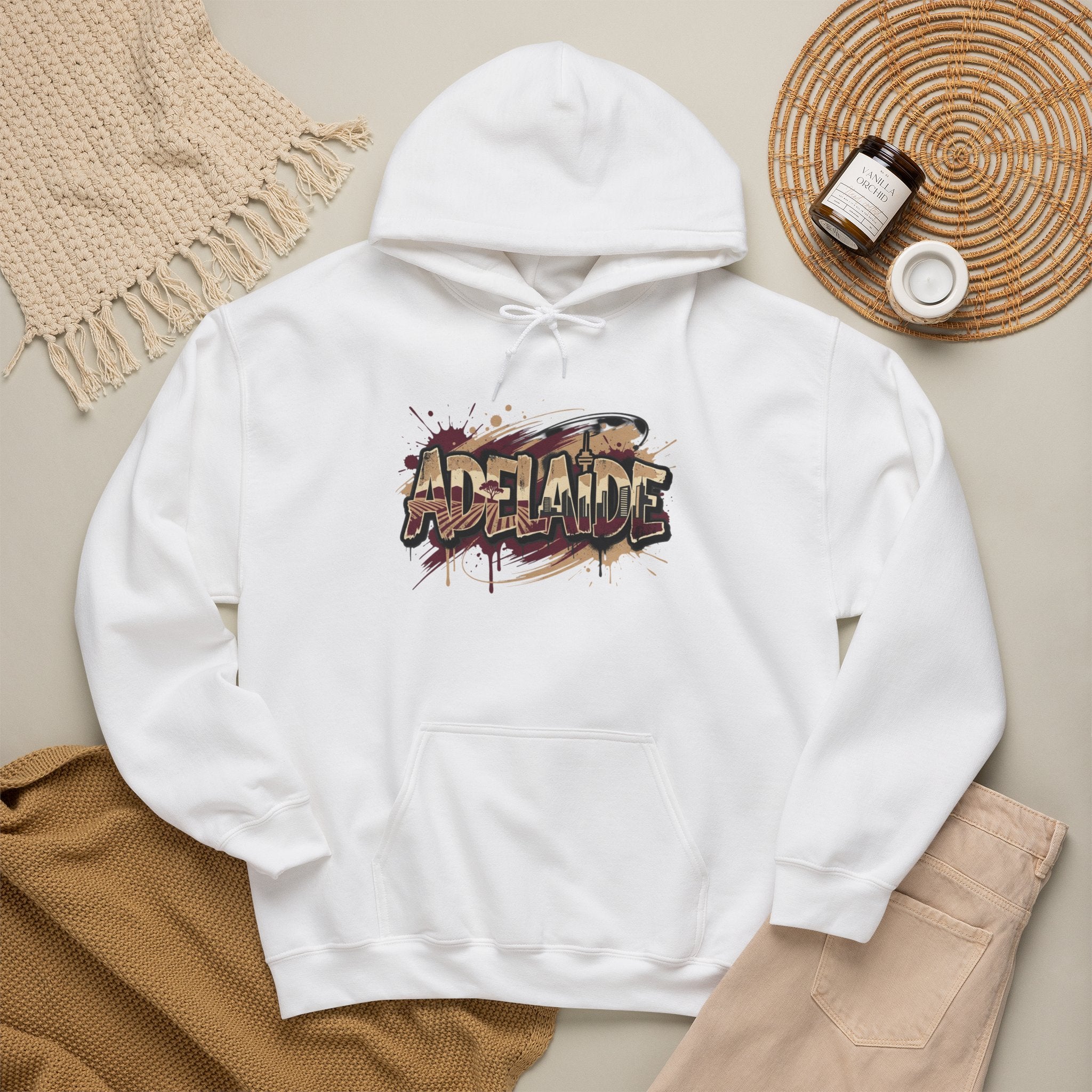Adelaide Graffiti Hoodie — Urban Street Art Pullover