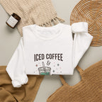 Iced Coffee & Reading Club Sweatshirt | Book Girl Summer, BookTok Aesthetic