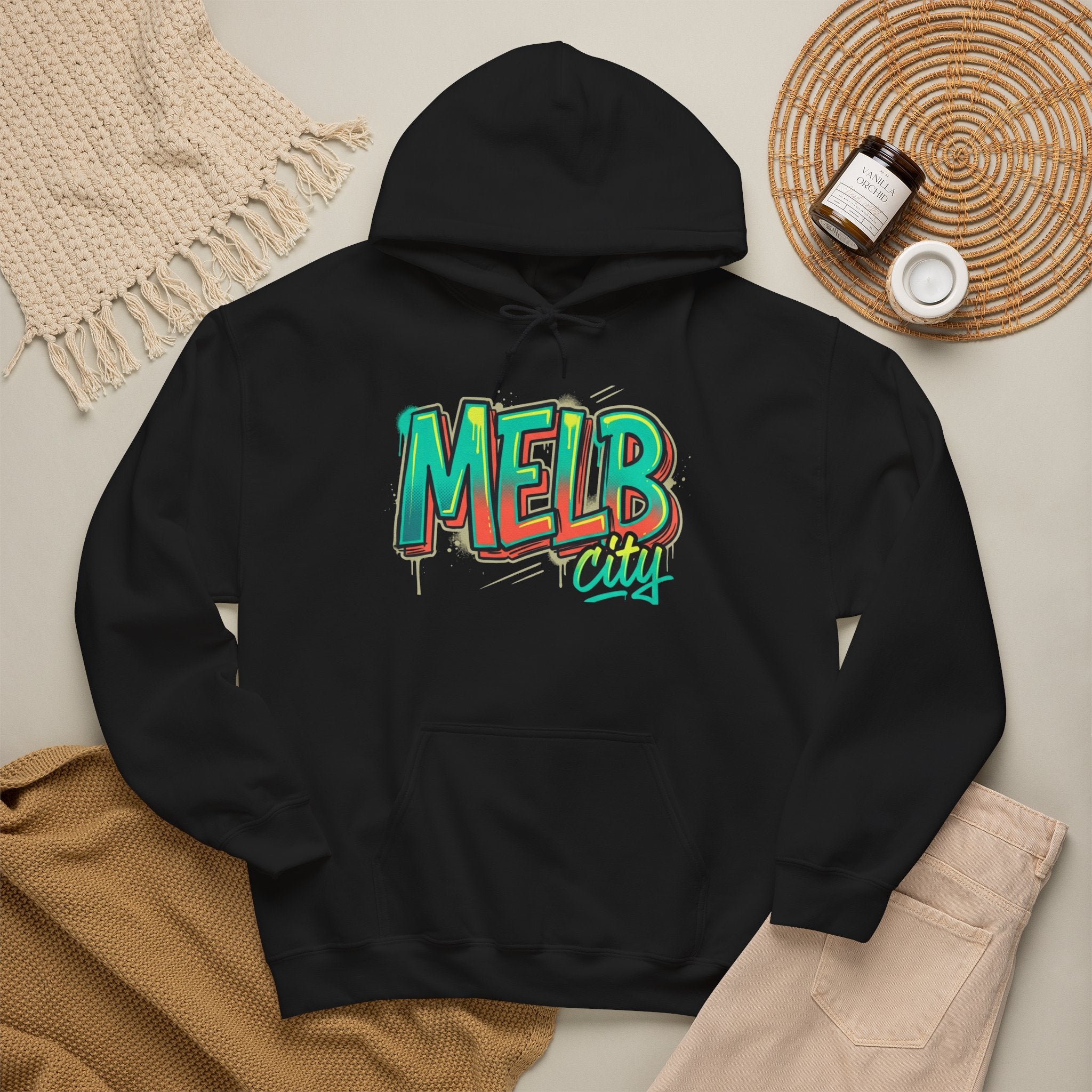 Melb City Graphic Hoodie – Retro Streetwear Pullover