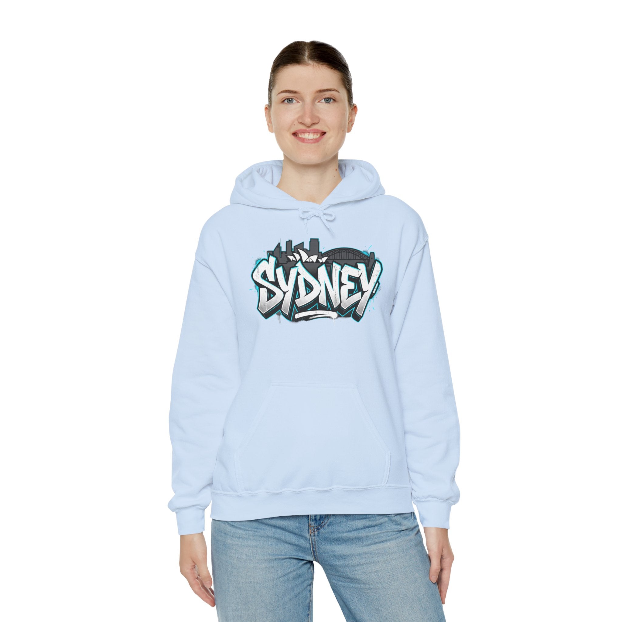 Sydney Graffiti Hoodie — Urban Streetwear Hooded Sweatshirt