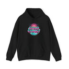 Gold Coast Hoodie — Retro Palm Beach Surf Logo Sweatshirt
