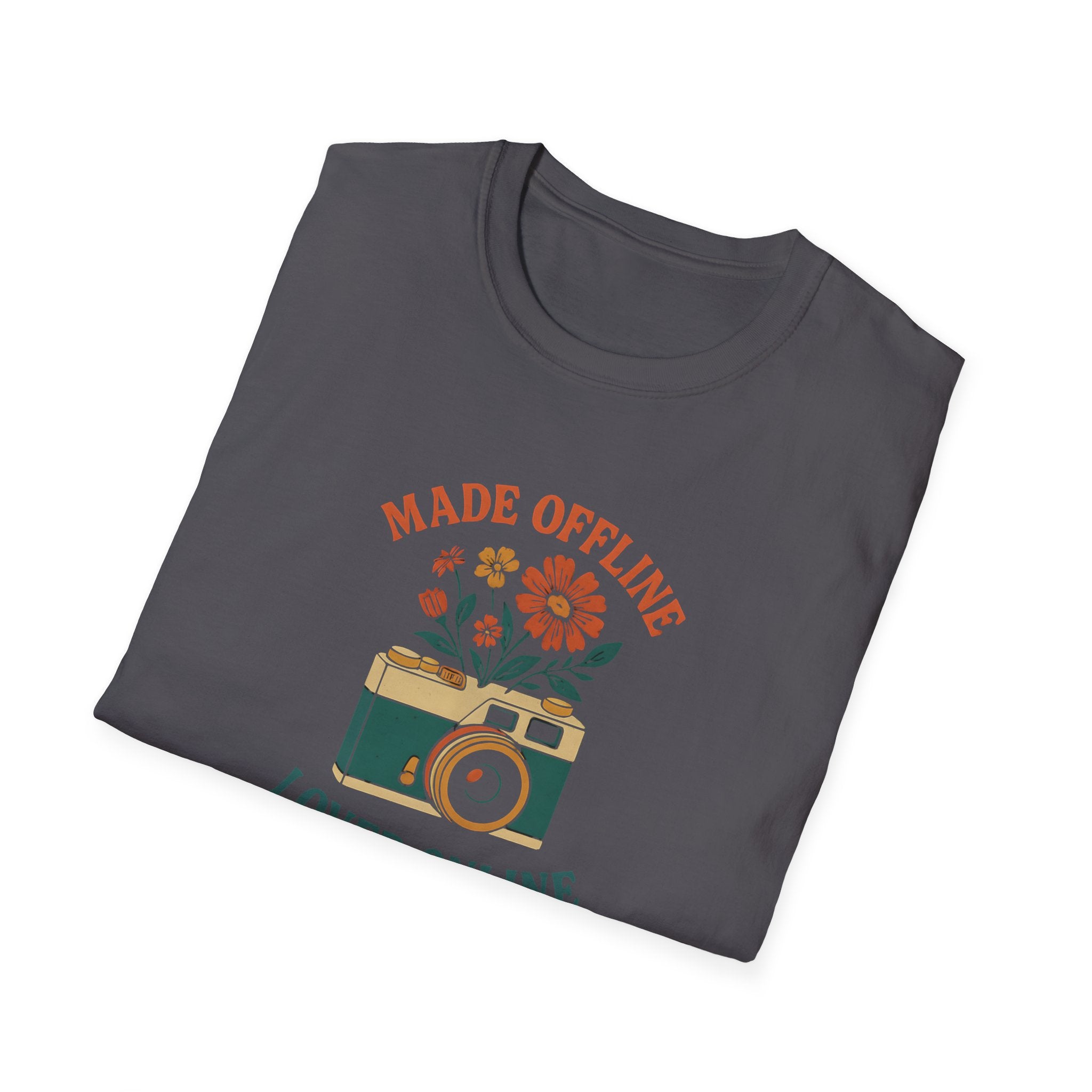 Camera with Flowers T-Shirt
