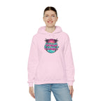 Gold Coast Hoodie — Retro Palm Beach Surf Logo Sweatshirt