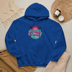 Gold Coast Hoodie — Retro Palm Beach Surf Logo Sweatshirt
