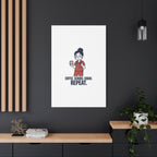 Coffee. Scrubs. Chaos. Repeat. Canvas | Nurse Aesthetic, RN Nurse Wall Art