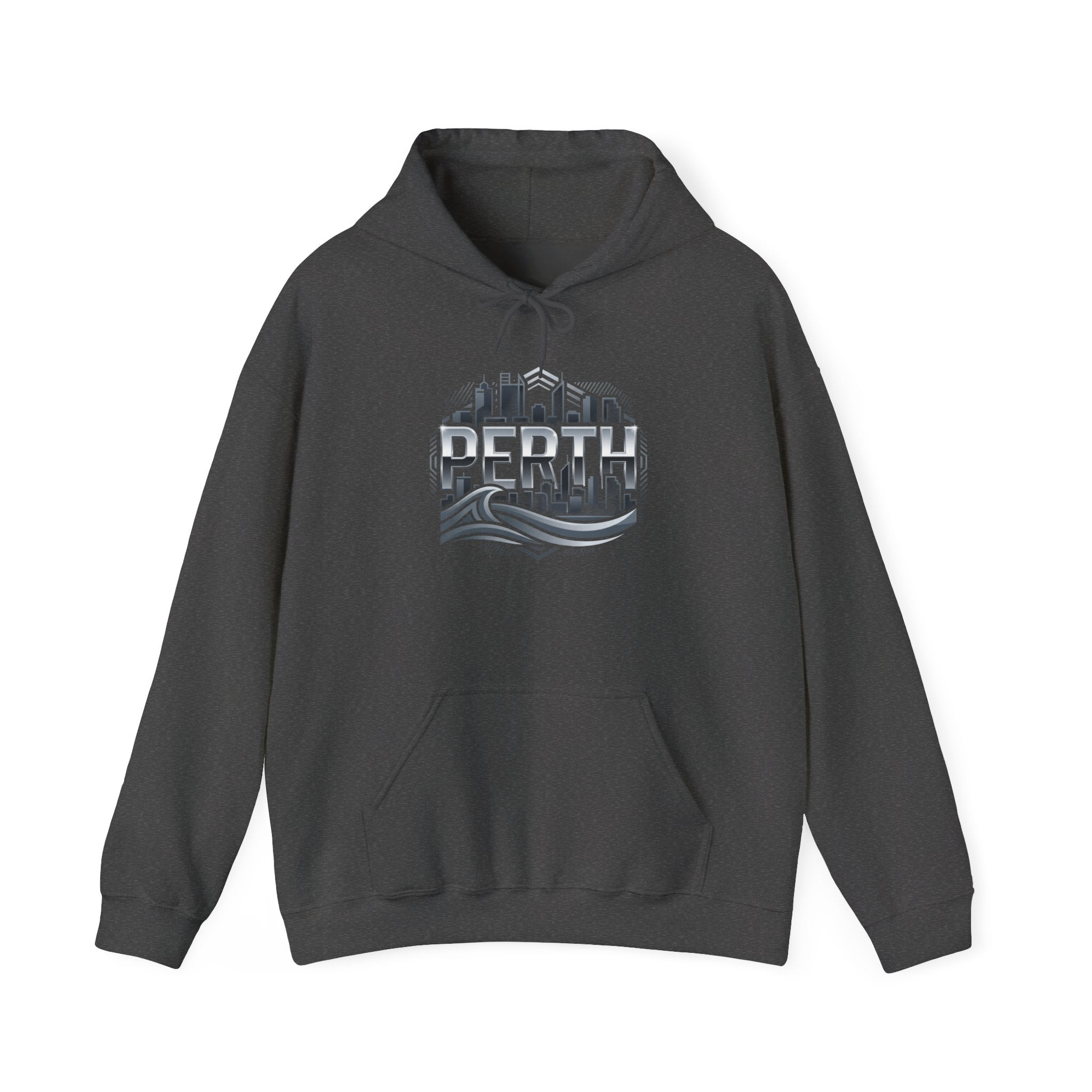 Perth Skyline Hoodie — Retro Coastal Cityscape Sweatshirt