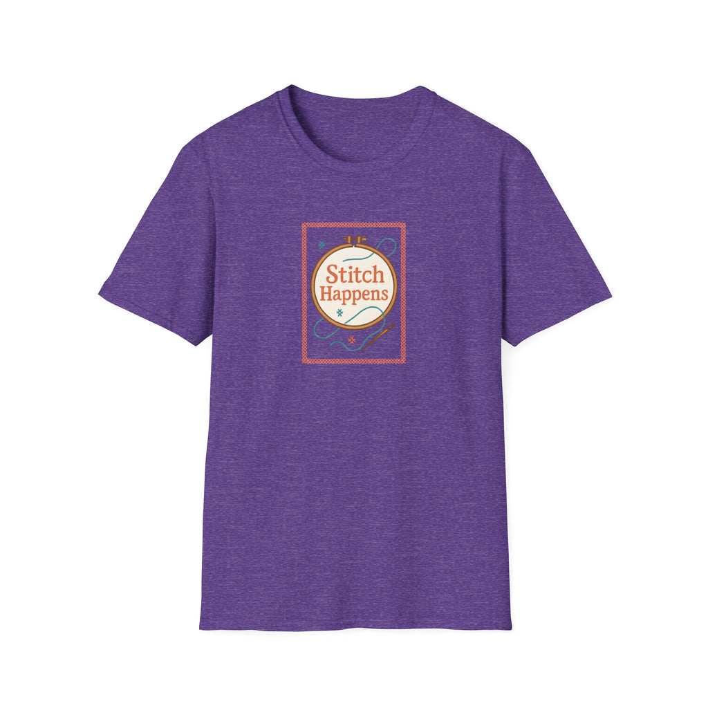 Stitch Happens Embroidery T-Shirt